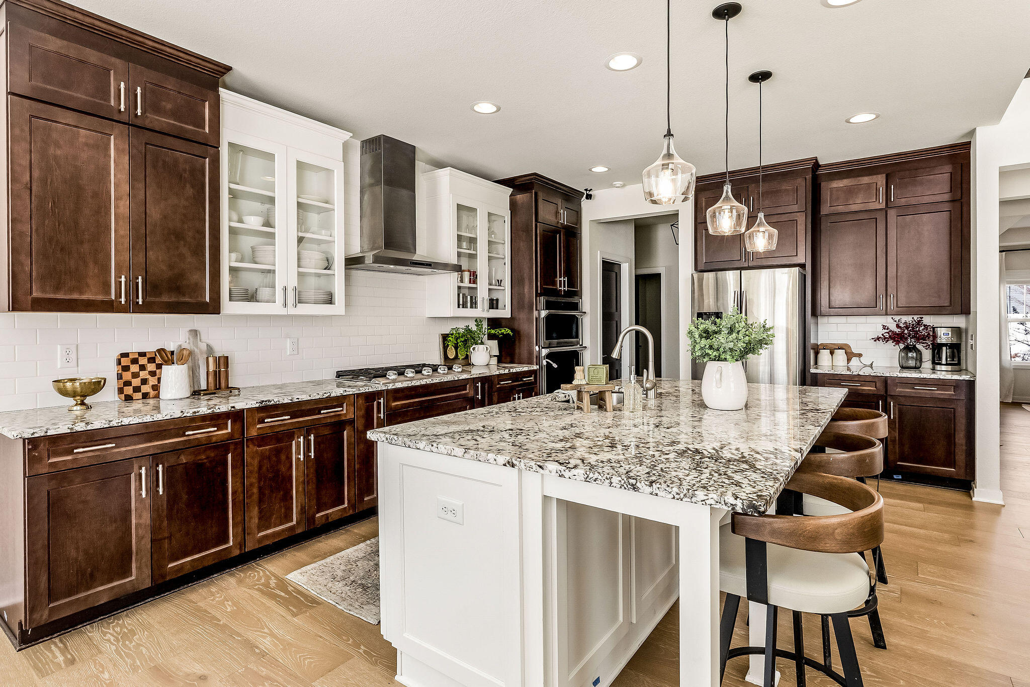 8955 Highlander Drive Mequon, WI 53097 - Photo 7 of 36 Kitchen with Center Island