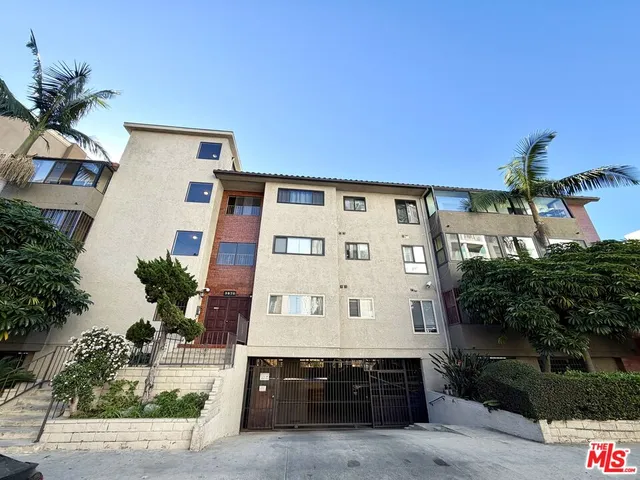 a front view of a building