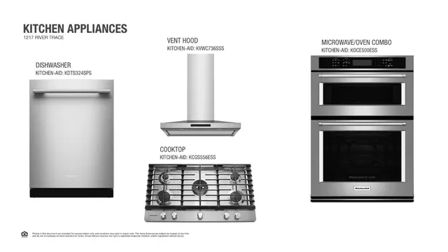 a kitchen with a stove and a microwave