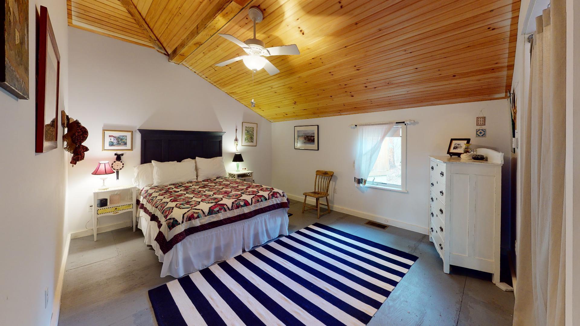 83 Arundel Road Kennebunkport, ME 04046 - Photo 21 of 30 Master Bedroom with vaulted ceiling