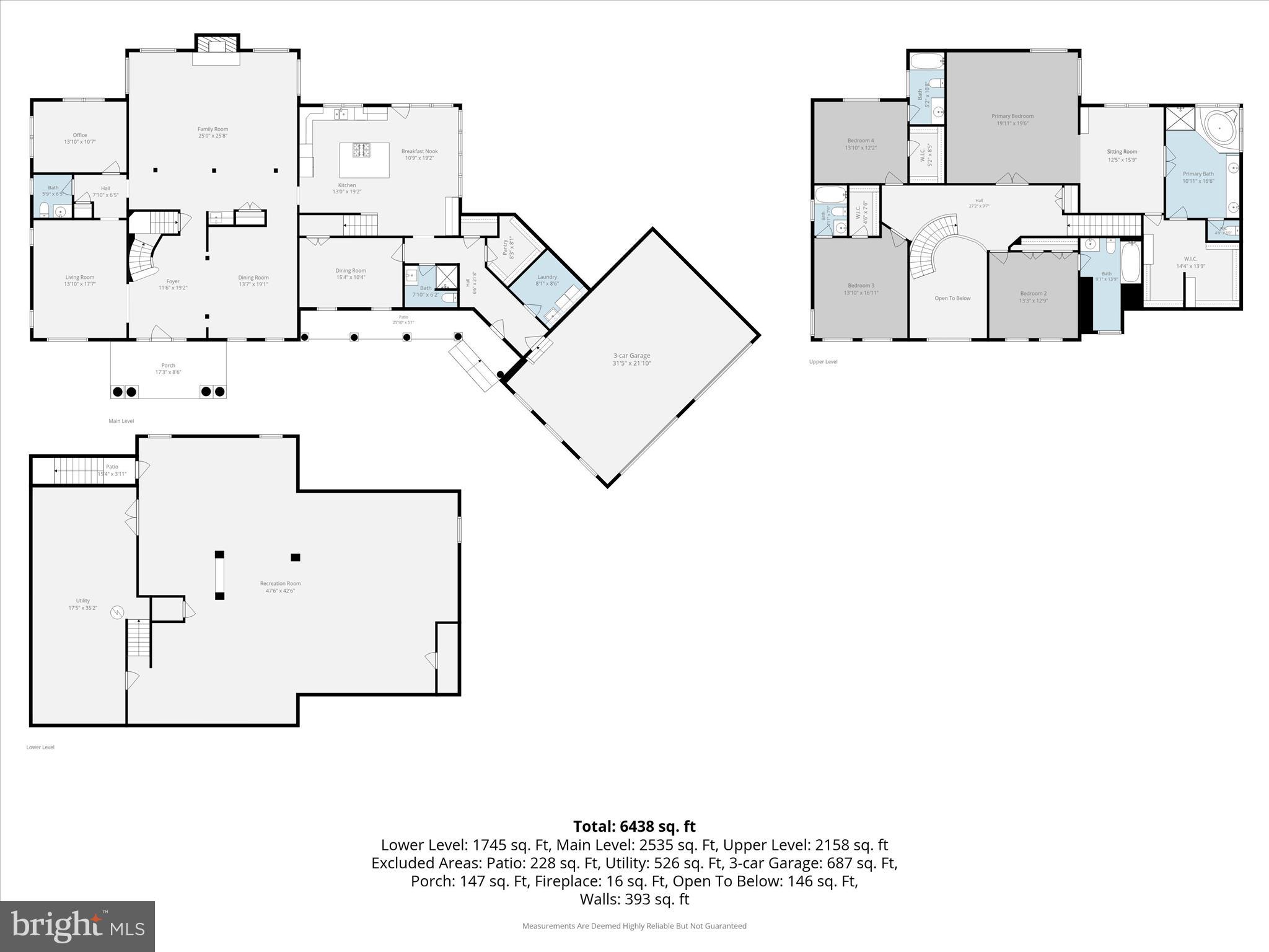 1322 Windsor Ridge Lane Annapolis, MD 21409 - Photo 104 of 104 Floor plan for entire home