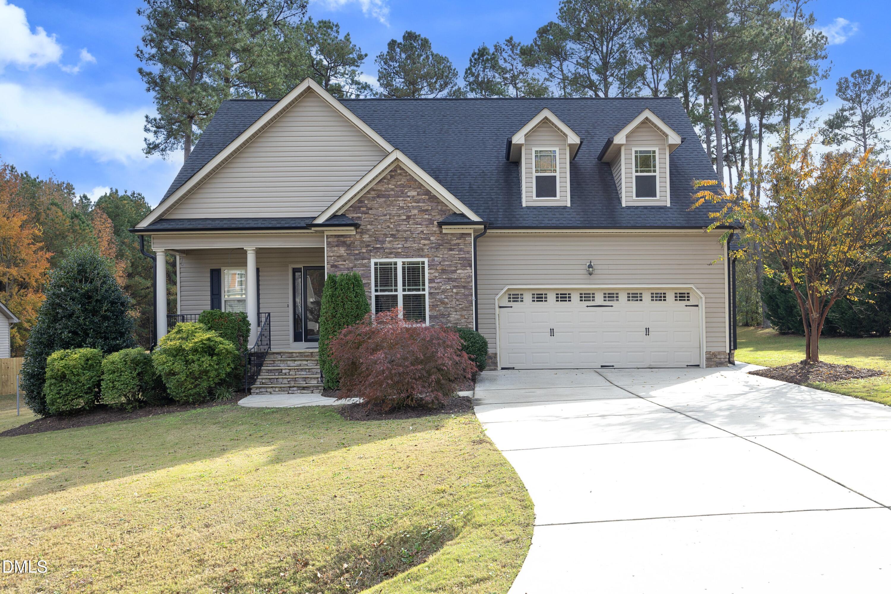 a view of a house with a outdoor space