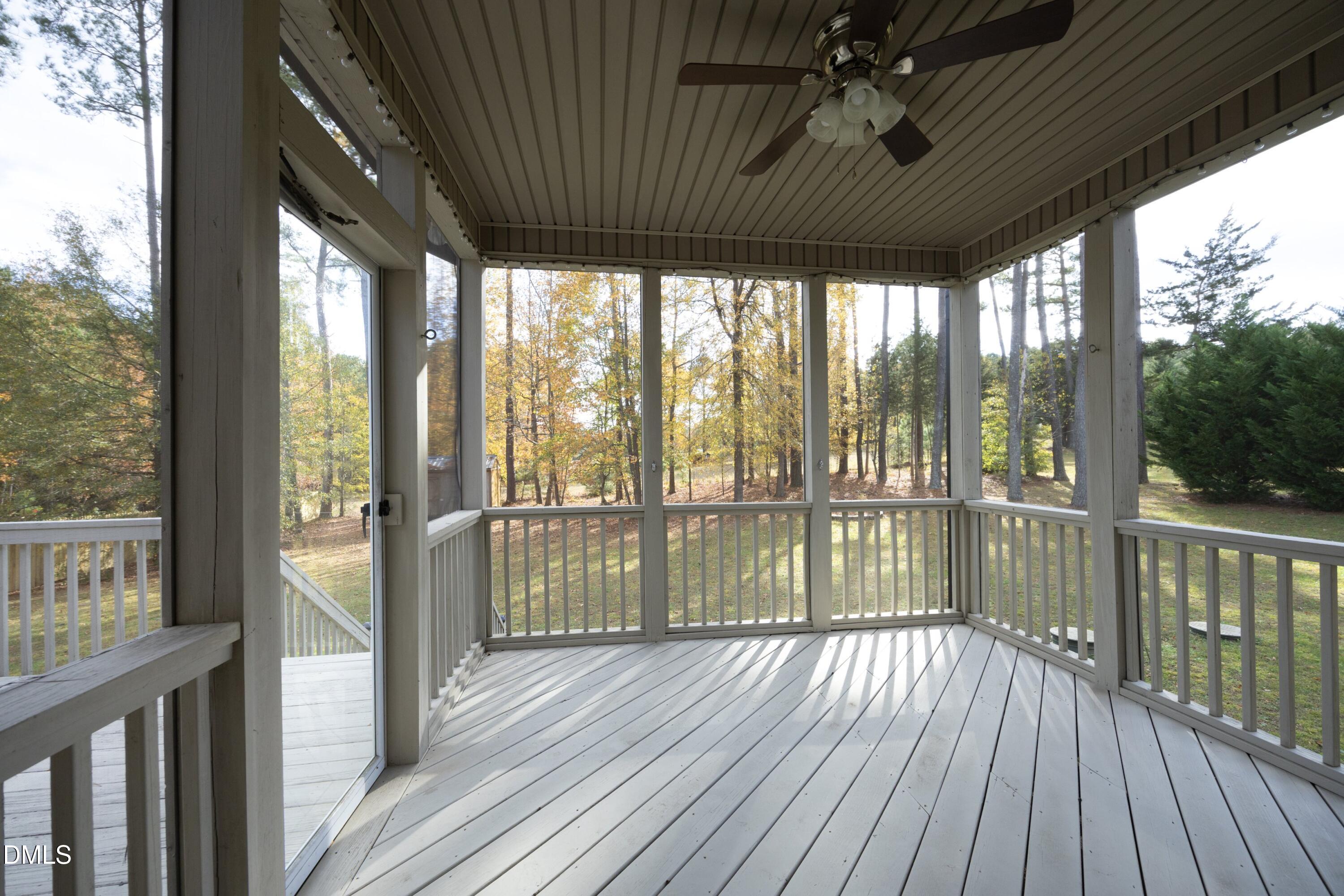 6120 Catandpolly Lane Raleigh, NC 27603 - Photo 5 of 36 a view of balcony with wooden floor