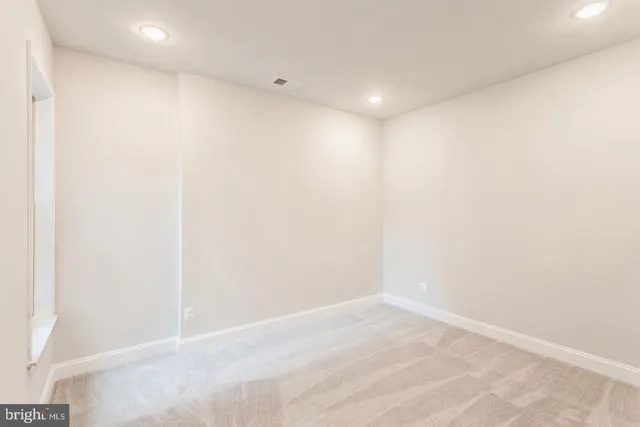 a view of empty room