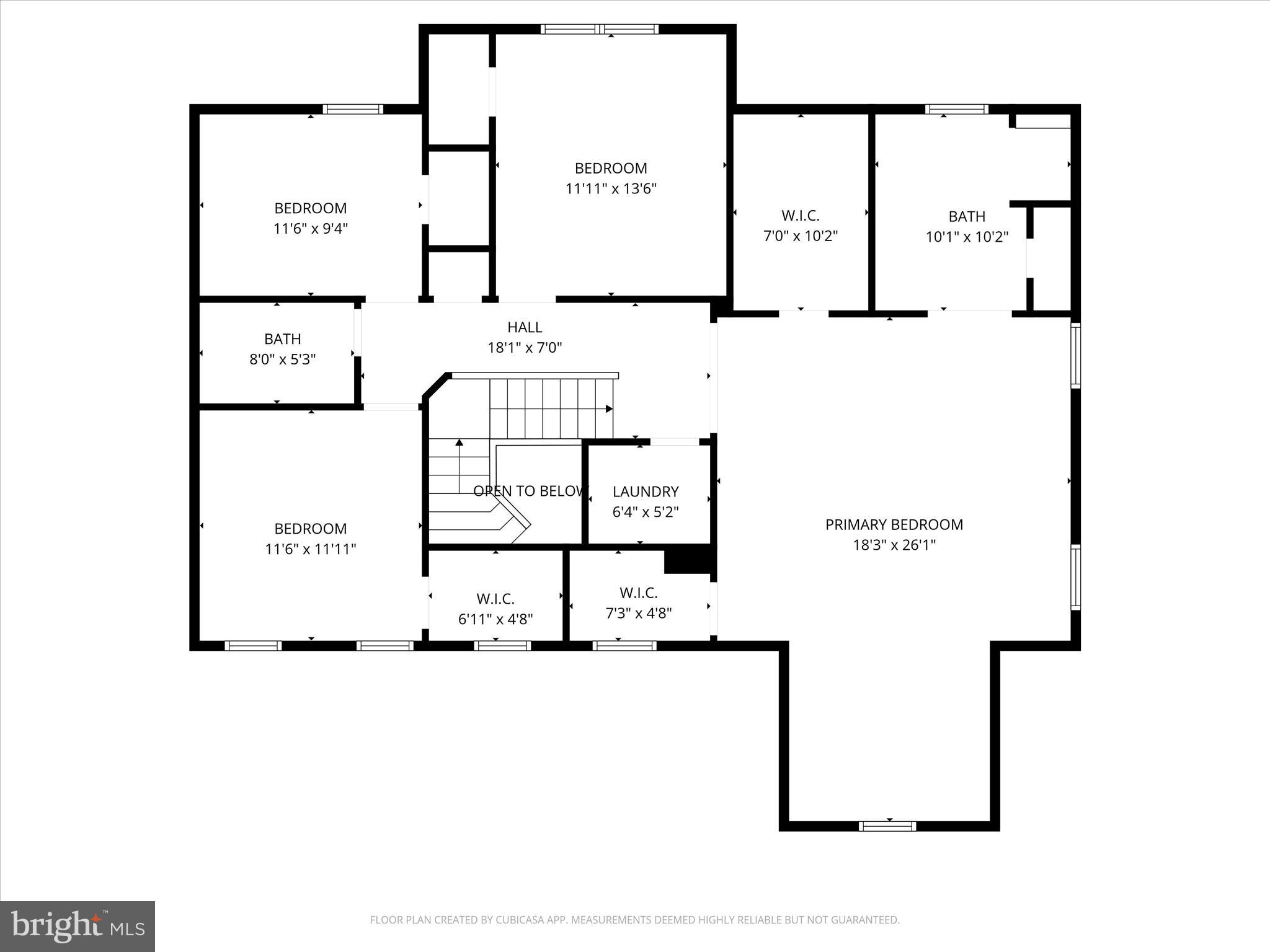 108 Shallow Creek Drive Ranson, WV 25438 - Photo 51 of 53 Upper Level Floor Plan