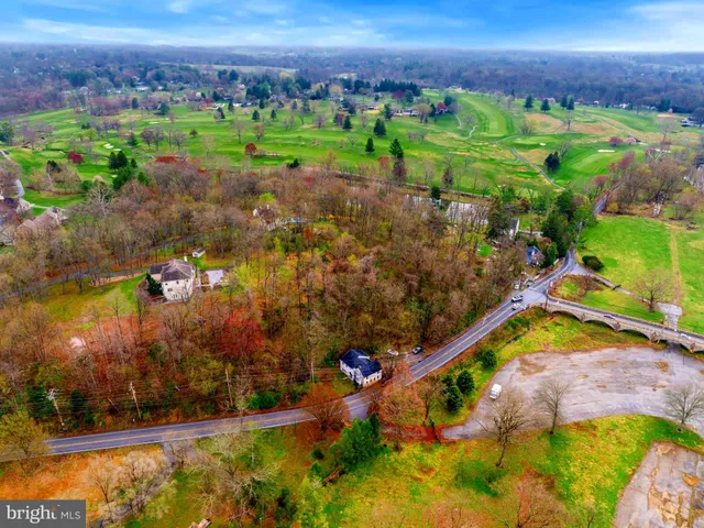 a bird view of building and outdoor space