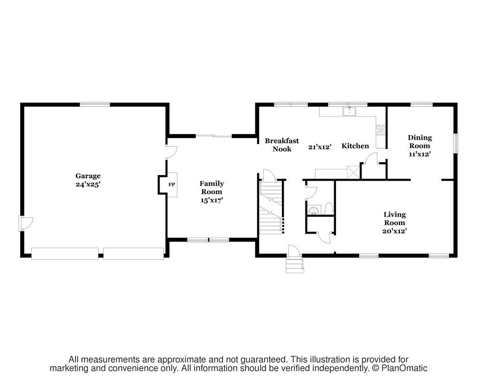 215 Bolton Road Lancaster, MA 01523 - Photo 12 of 14 a picture of a floor plan