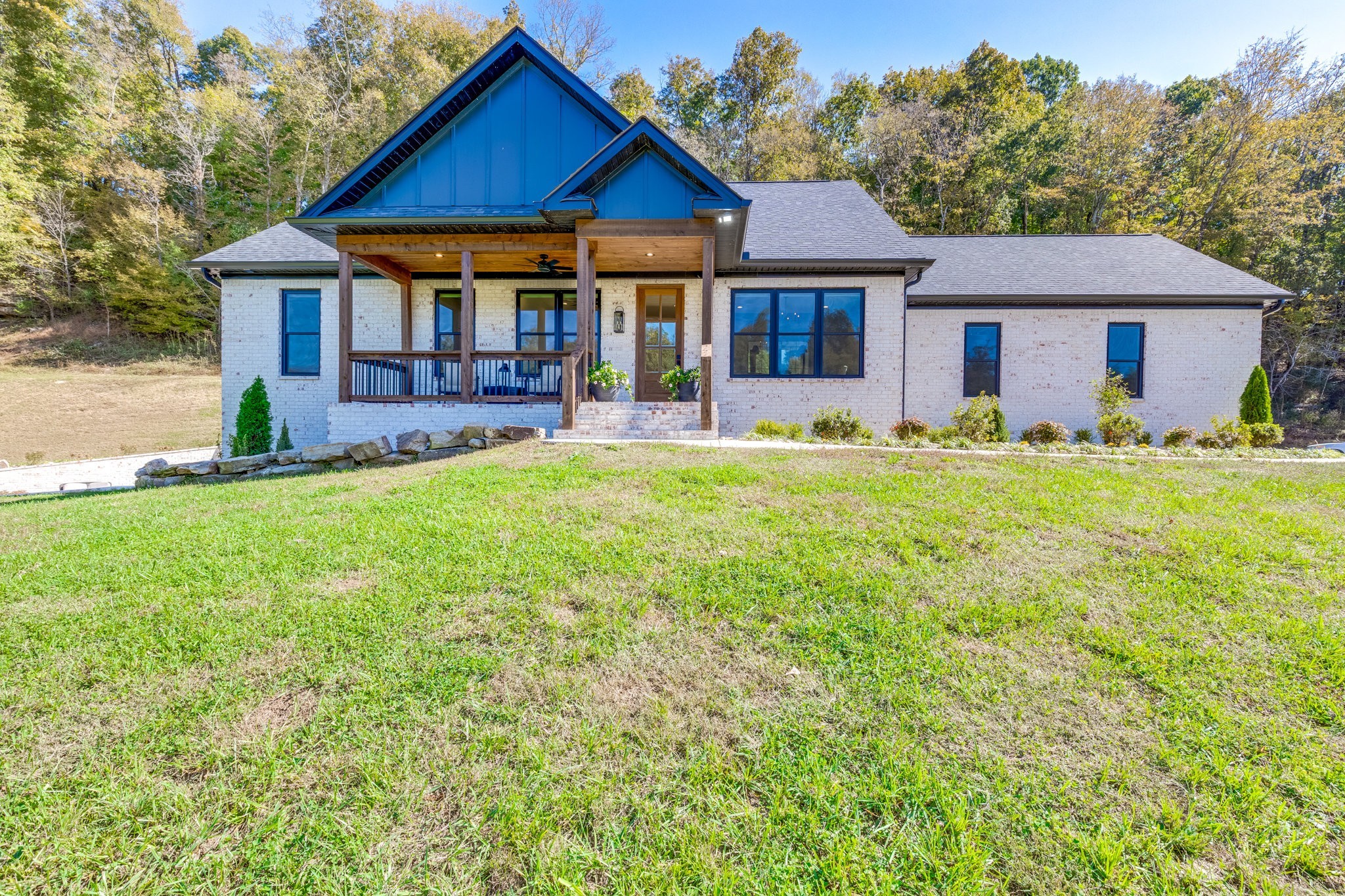 564 Mt Olive Cemetery Road Lynnville, TN 38472 - Photo 57 of 96 a front view of a house with a yard