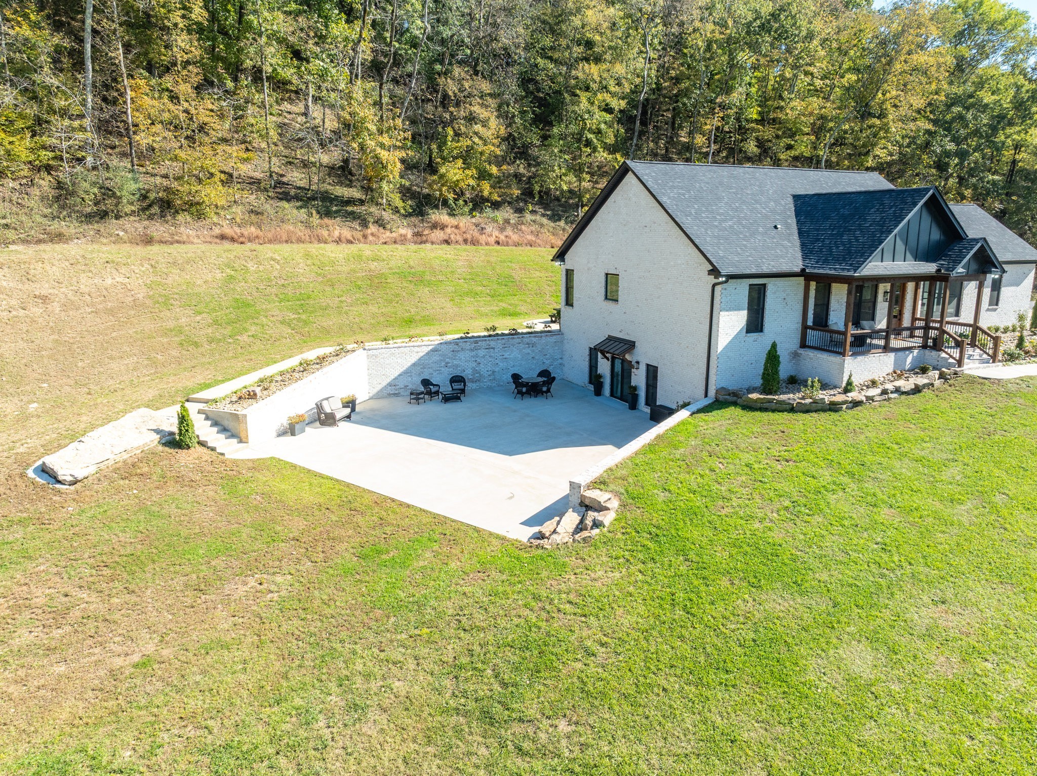 564 Mt Olive Cemetery Road Lynnville, TN 38472 - Photo 75 of 96 a view of a house with swimming pool and sitting area