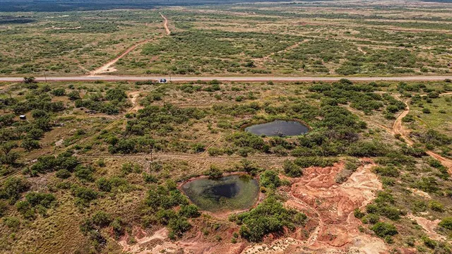 a view of an ocean and beach
