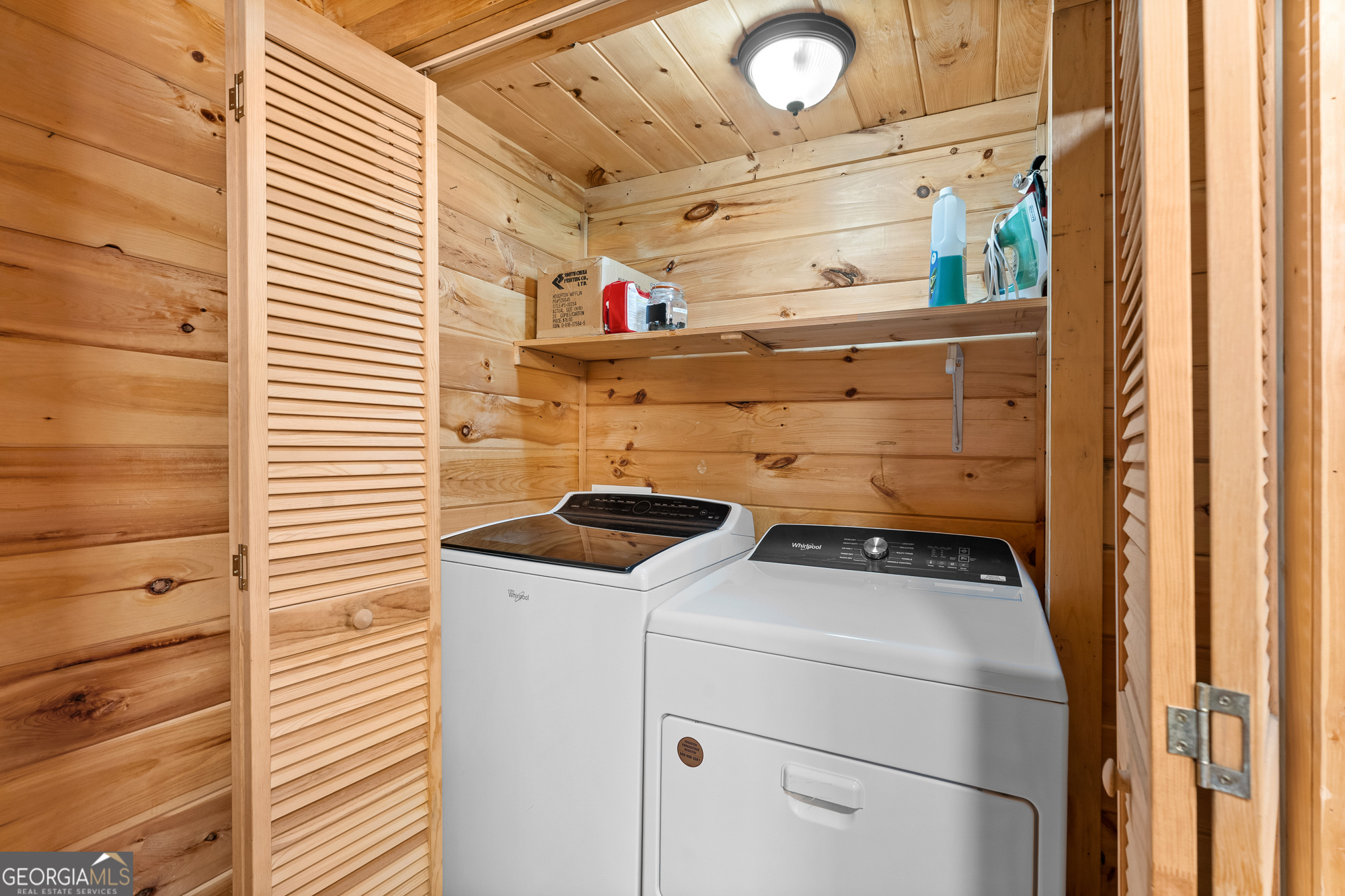 476 Prince Mountain Road Cherry Log, GA 30522 - Photo 29 of 80 a utility room with dryer and washer