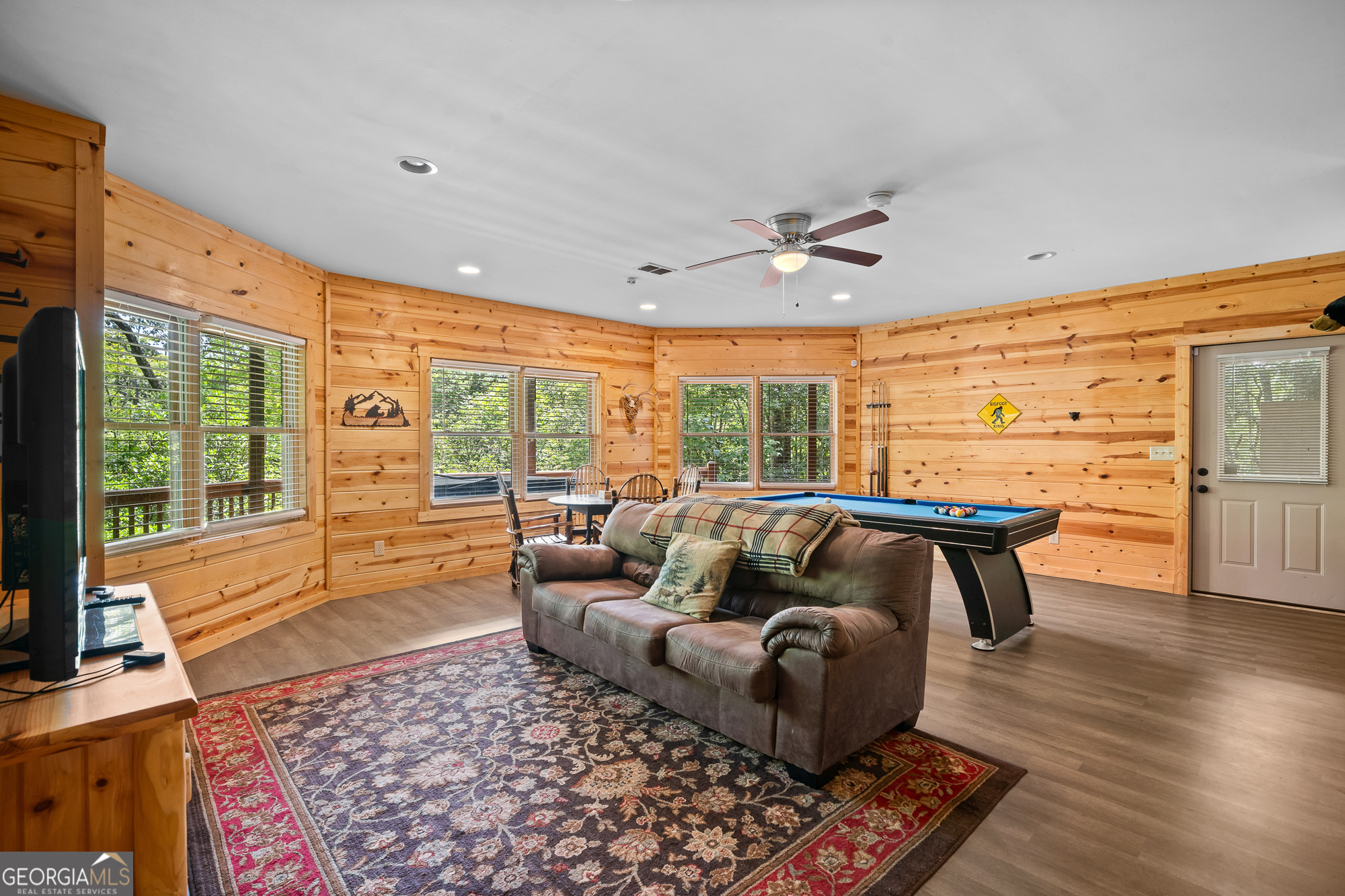 476 Prince Mountain Road Cherry Log, GA 30522 - Photo 40 of 80 a living room with furniture and a large window