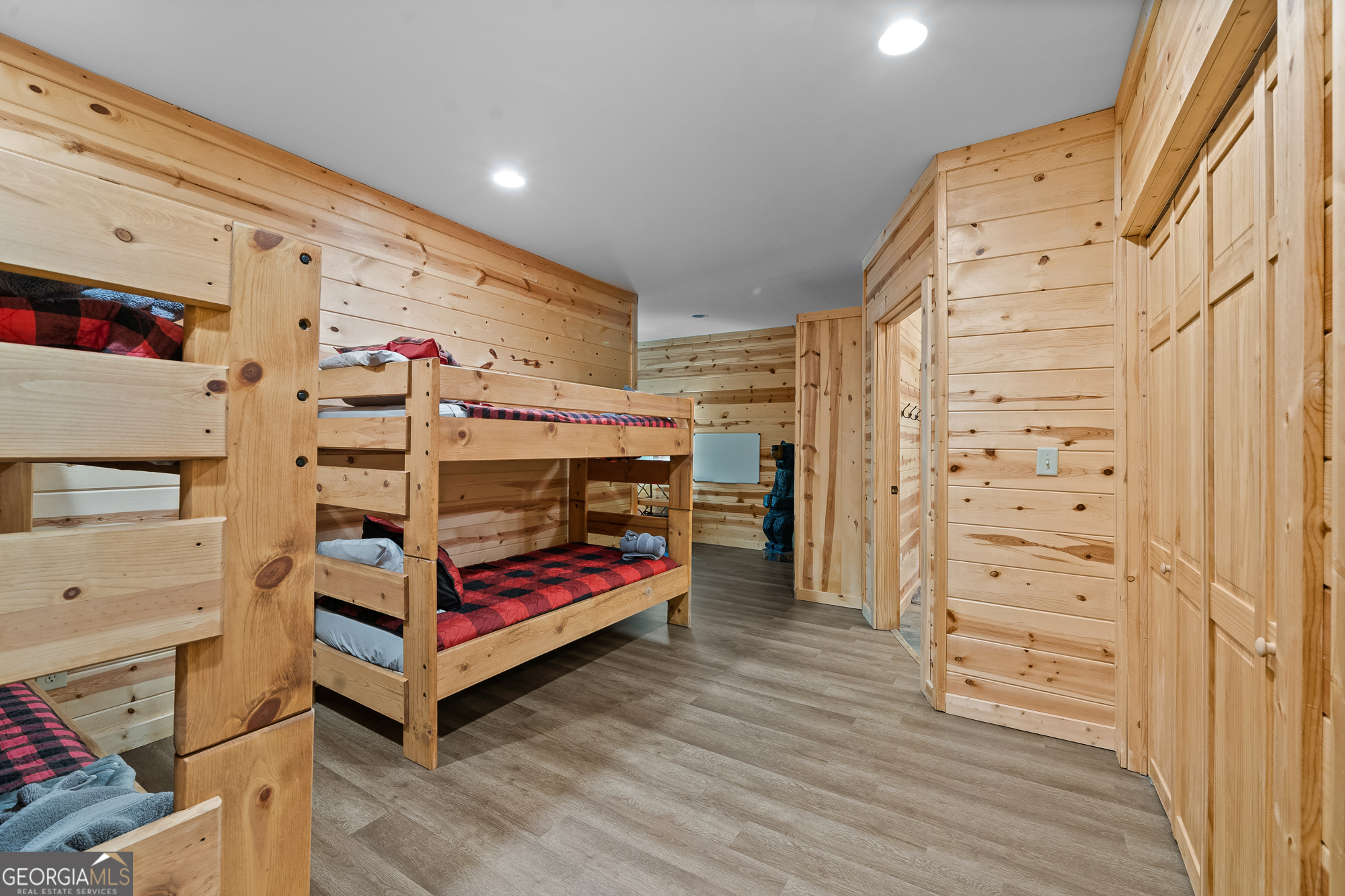 476 Prince Mountain Road Cherry Log, GA 30522 - Photo 47 of 80 a bedroom with bunk bed and a window