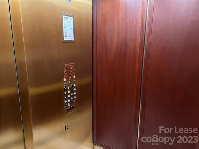 a bathroom with a mirror