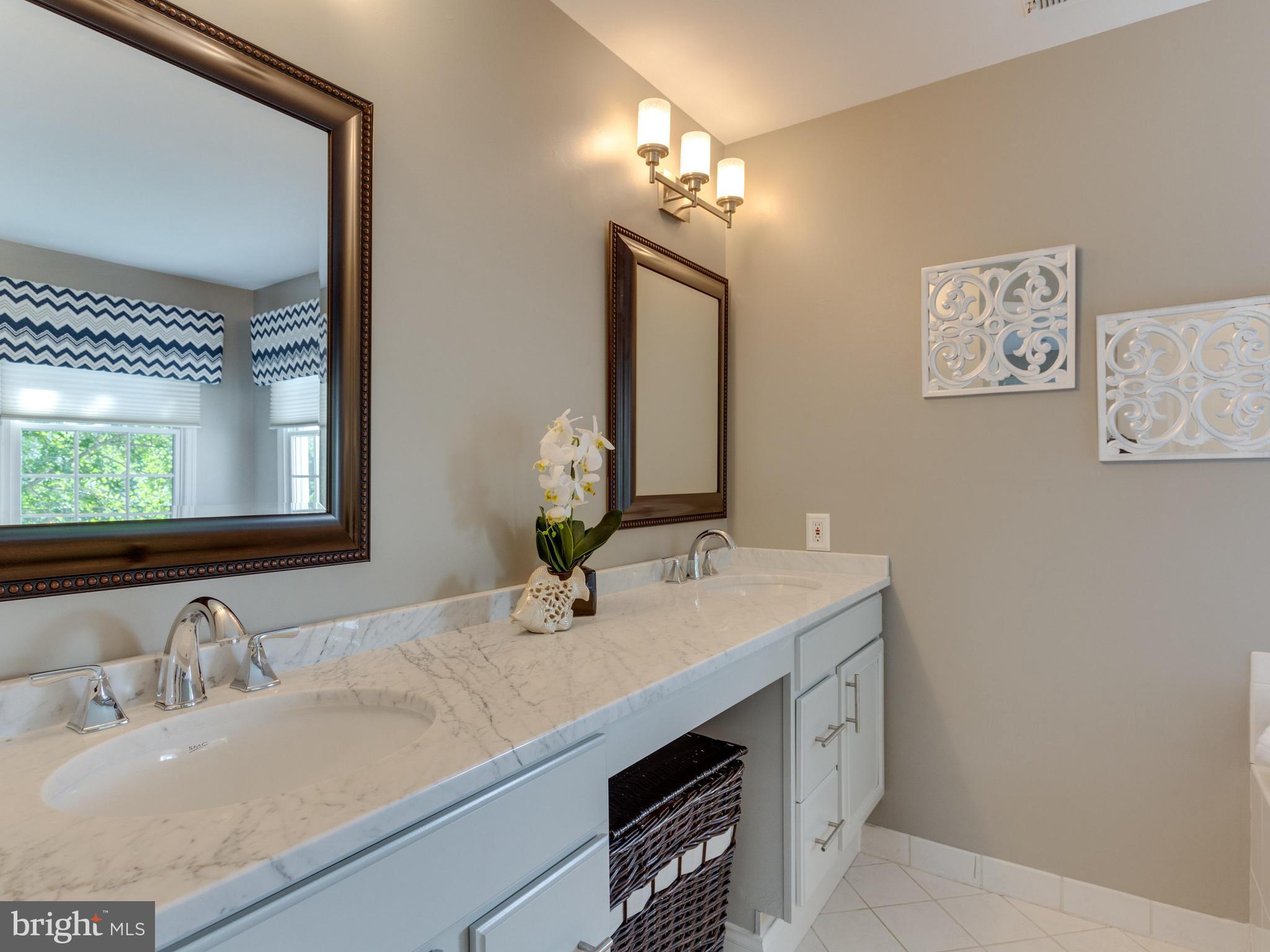 1707 Raleigh Hill Road Vienna, VA 22182 - Photo 14 of 30 Master Bath with Soaking Tub and Shower