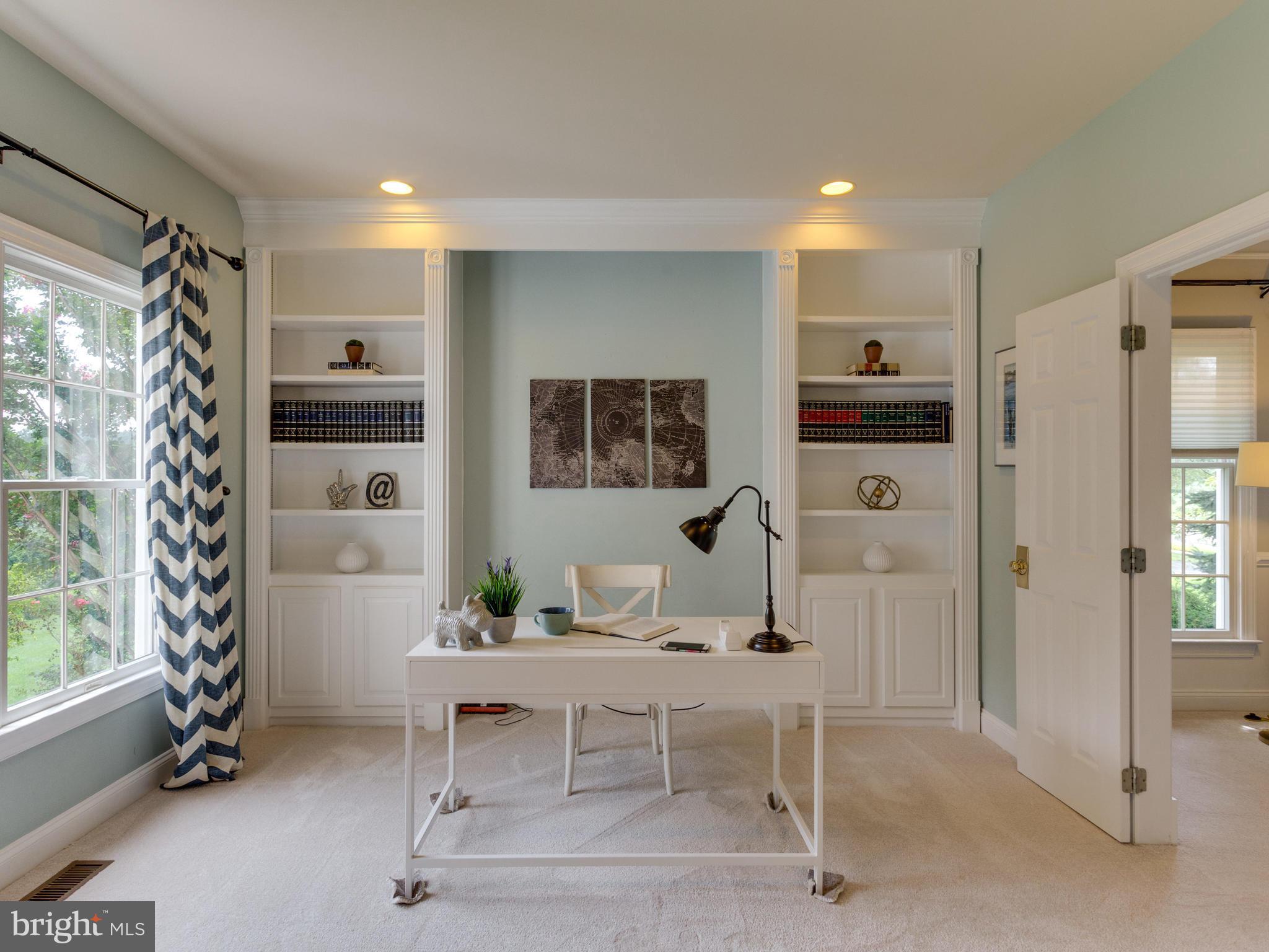 1707 Raleigh Hill Road Vienna, VA 22182 - Photo 5 of 30 Library has double doors for added privacy