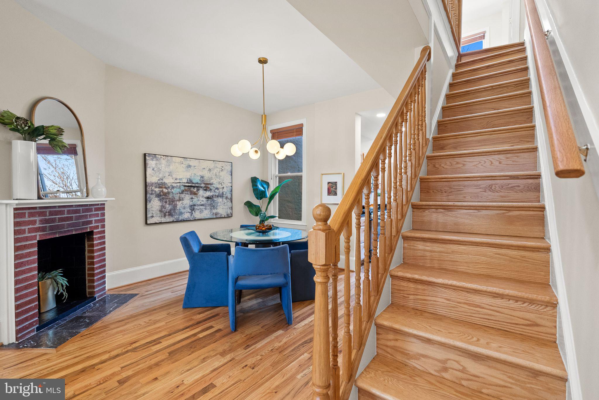 633 12th Street Northeast Washington, DC 20002 - Photo 19 of 44 a view of entryway livingroom and hall with wooden floor