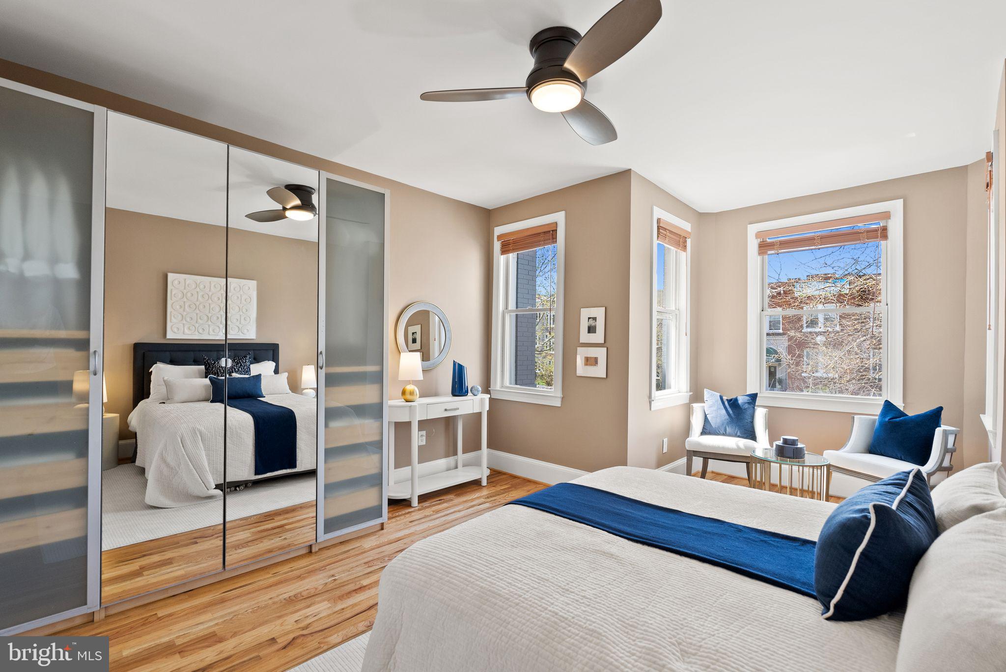 633 12th Street Northeast Washington, DC 20002 - Photo 21 of 44 a living room with furniture and a large window