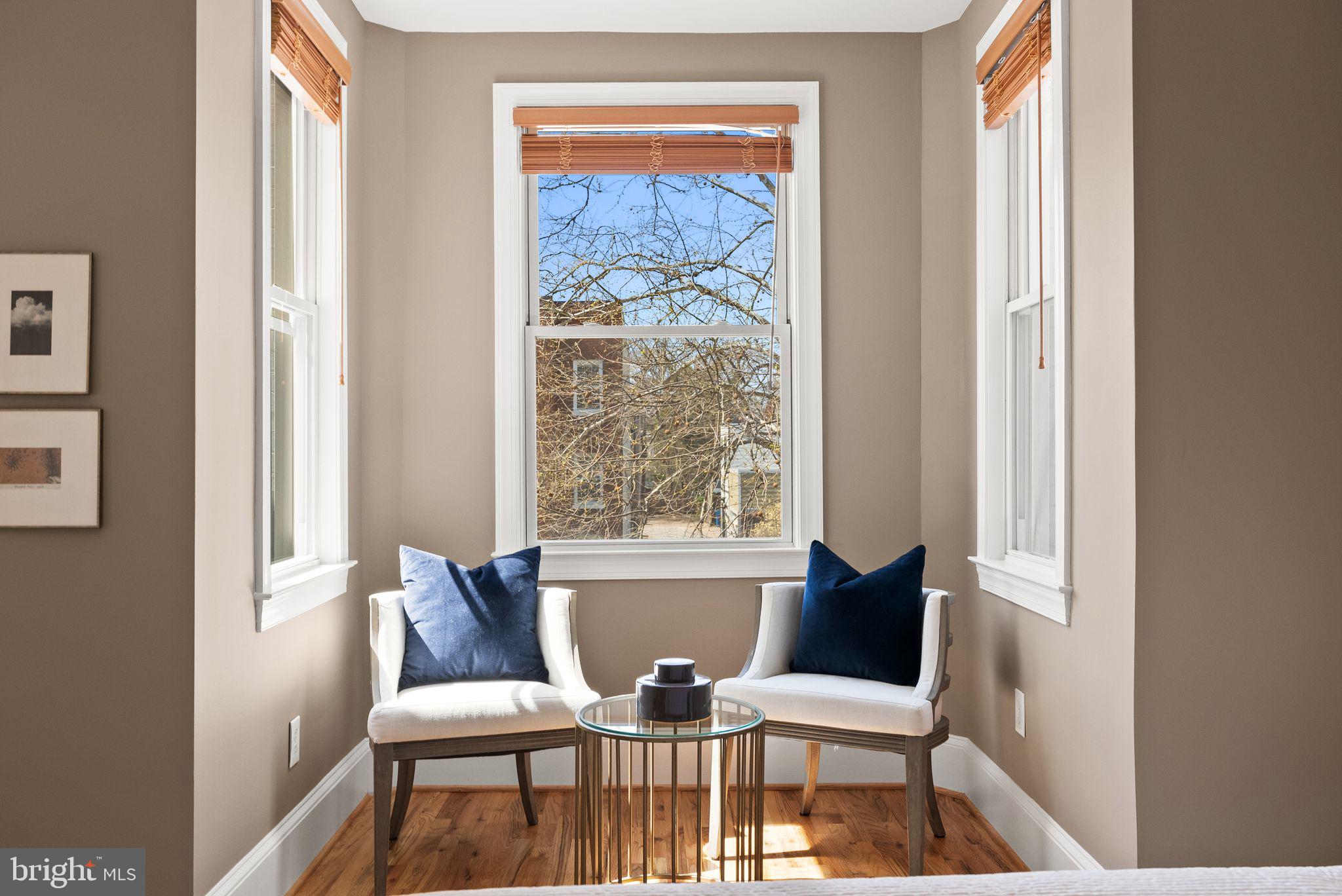 633 12th Street Northeast Washington, DC 20002 - Photo 23 of 44 a view of a room with two chairs and a window