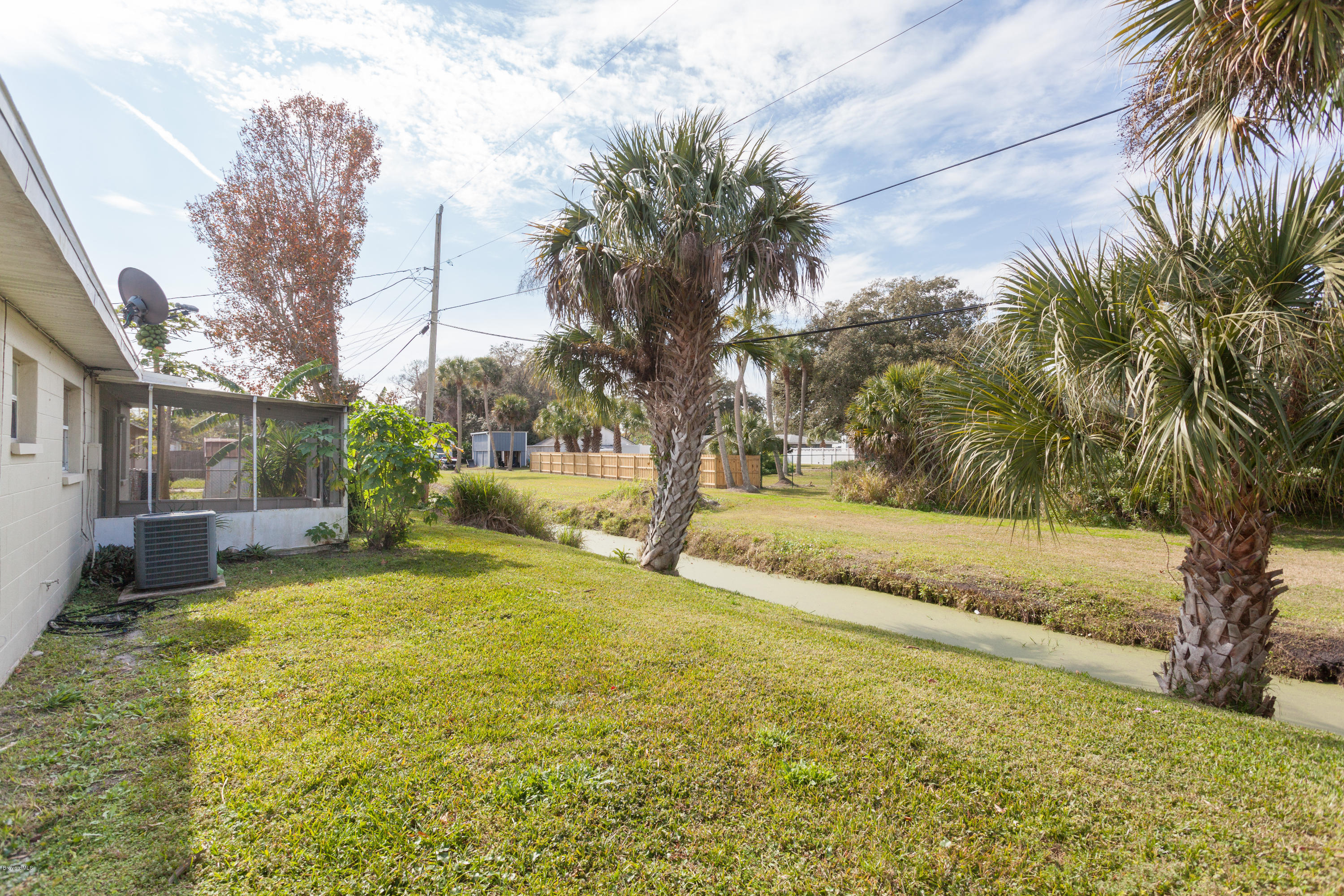 820 Sandgate Street Merritt Island, FL 32953 - Photo 12 of 13 a view of yard with swimming pool and trees