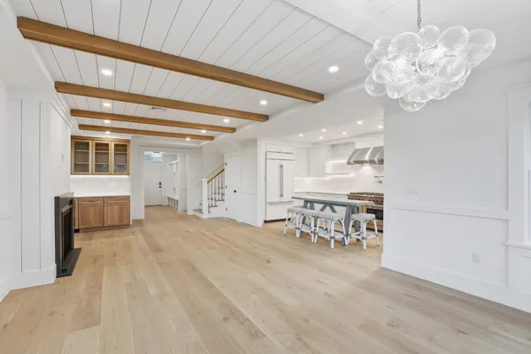 a very nice looking room with a large window