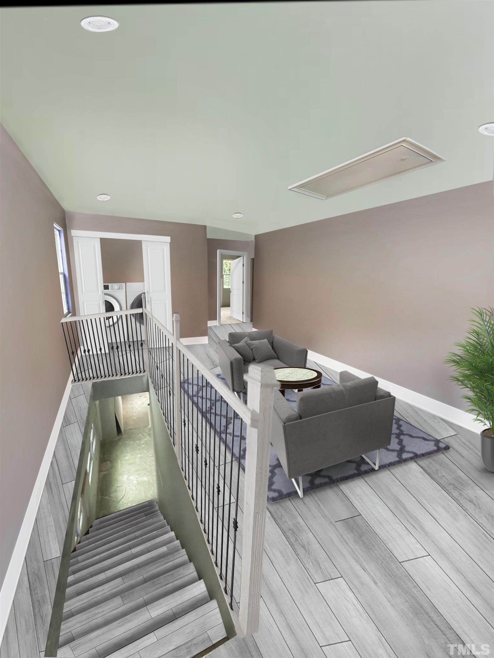 1412 East Jones Street Raleigh, NC 27610 - Photo 11 of 41 a bedroom with bed and a wooden floor