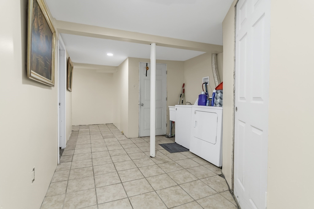 191 Farnham Street Lawrence, MA 01843 - Photo 17 of 31 a view of a storage & utility room with washing machine