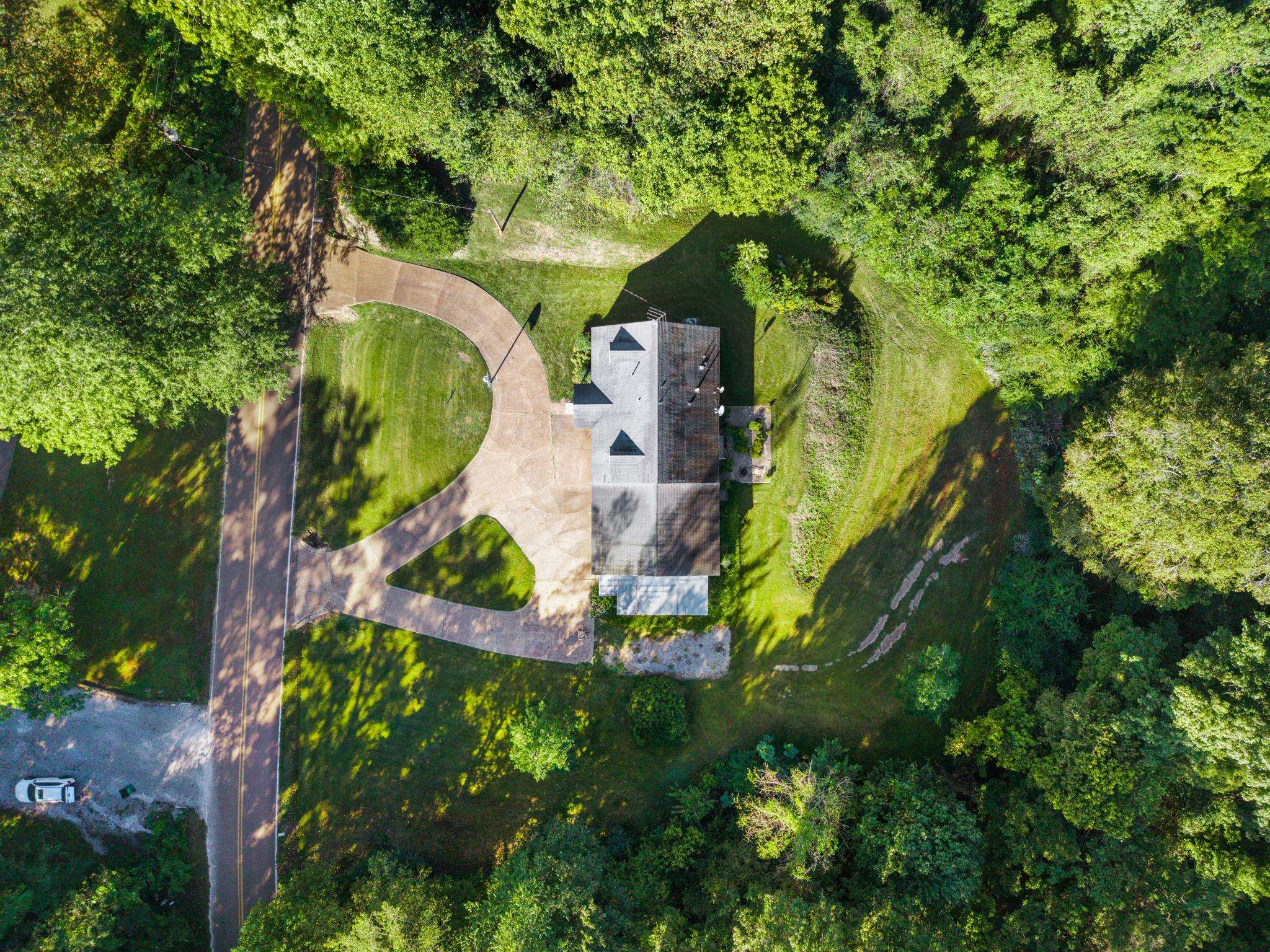 766 Fite Road Memphis, TN 38127 - Photo 30 of 30 an aerial view of residential house with outdoor space and swimming pool