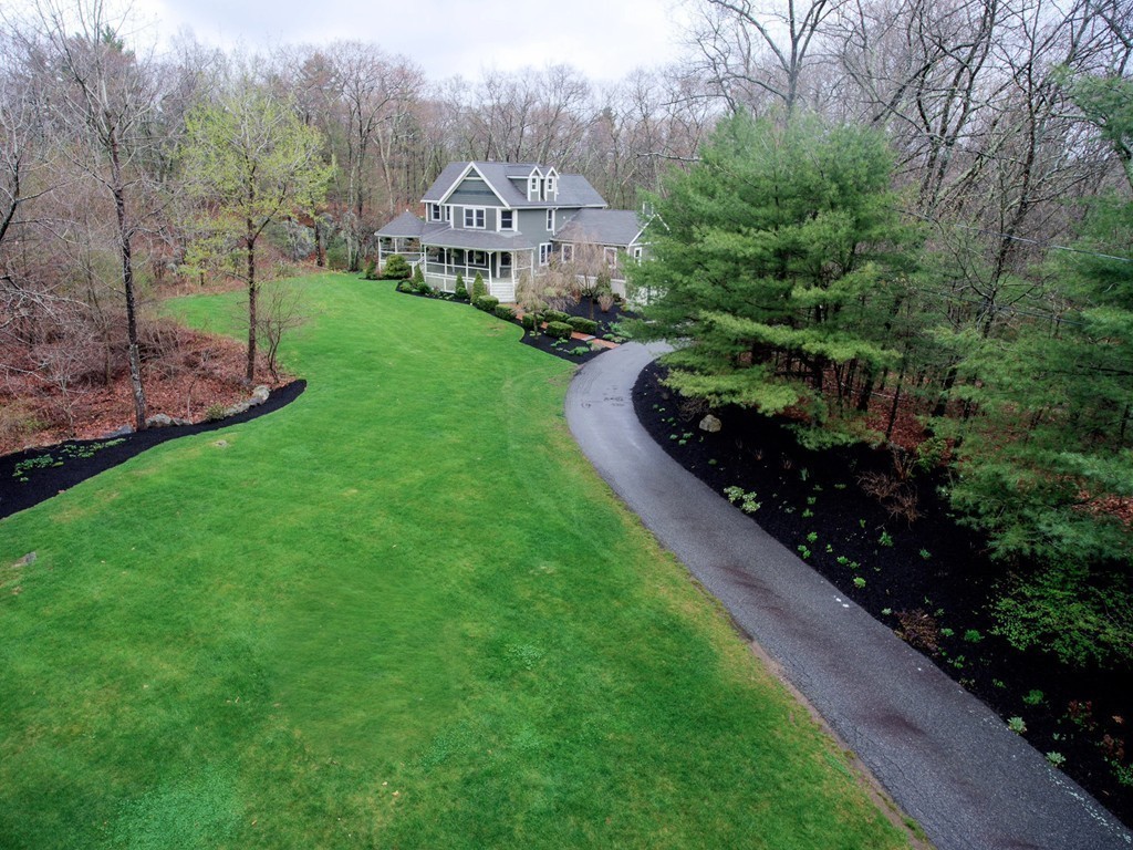 209 Main Street Boxford, MA 01921 - Photo 30 of 30 a view of a garden in front of a house