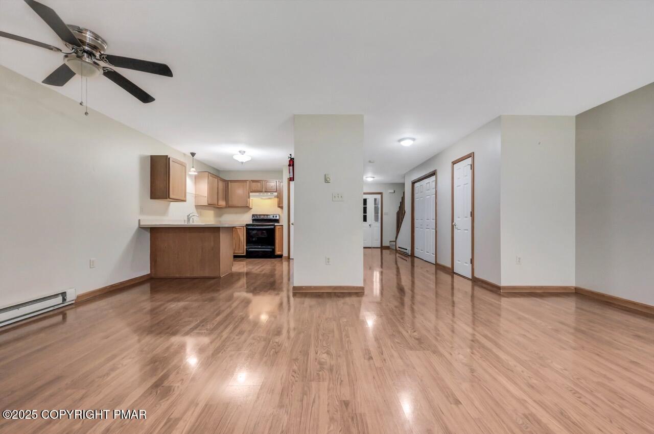 613 Country Acres Court Effort, PA 18330 - Photo 13 of 40 a view of a kitchen with a sink and a refrigerator