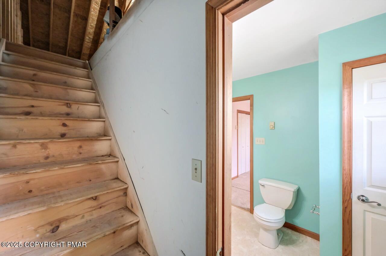 613 Country Acres Court Effort, PA 18330 - Photo 28 of 40 a view of bathroom with a toilet and a shower