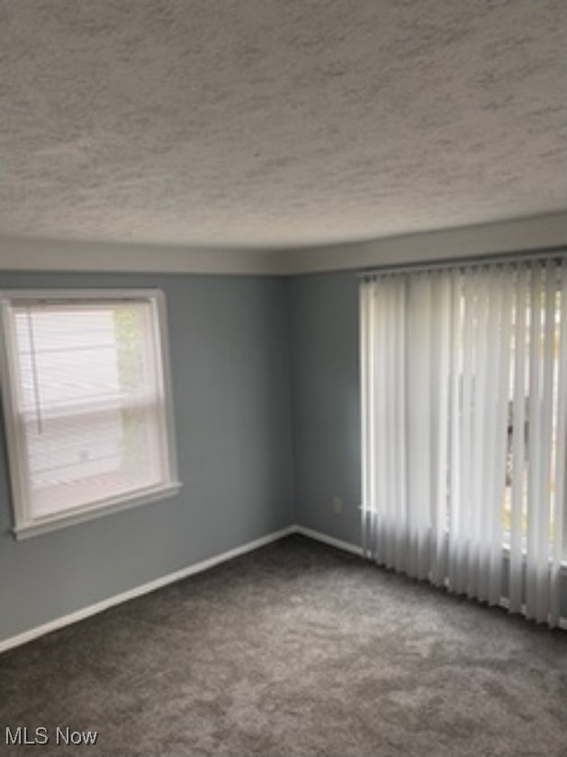 13206 Rockside Road Garfield Heights, OH 44125 - Photo 3 of 15 Spare room featuring carpet floors and a textured ceiling