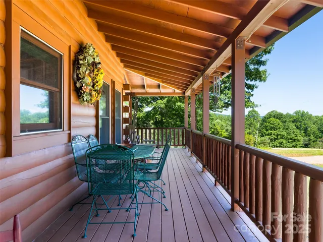 a view of a chairs on the roof deck