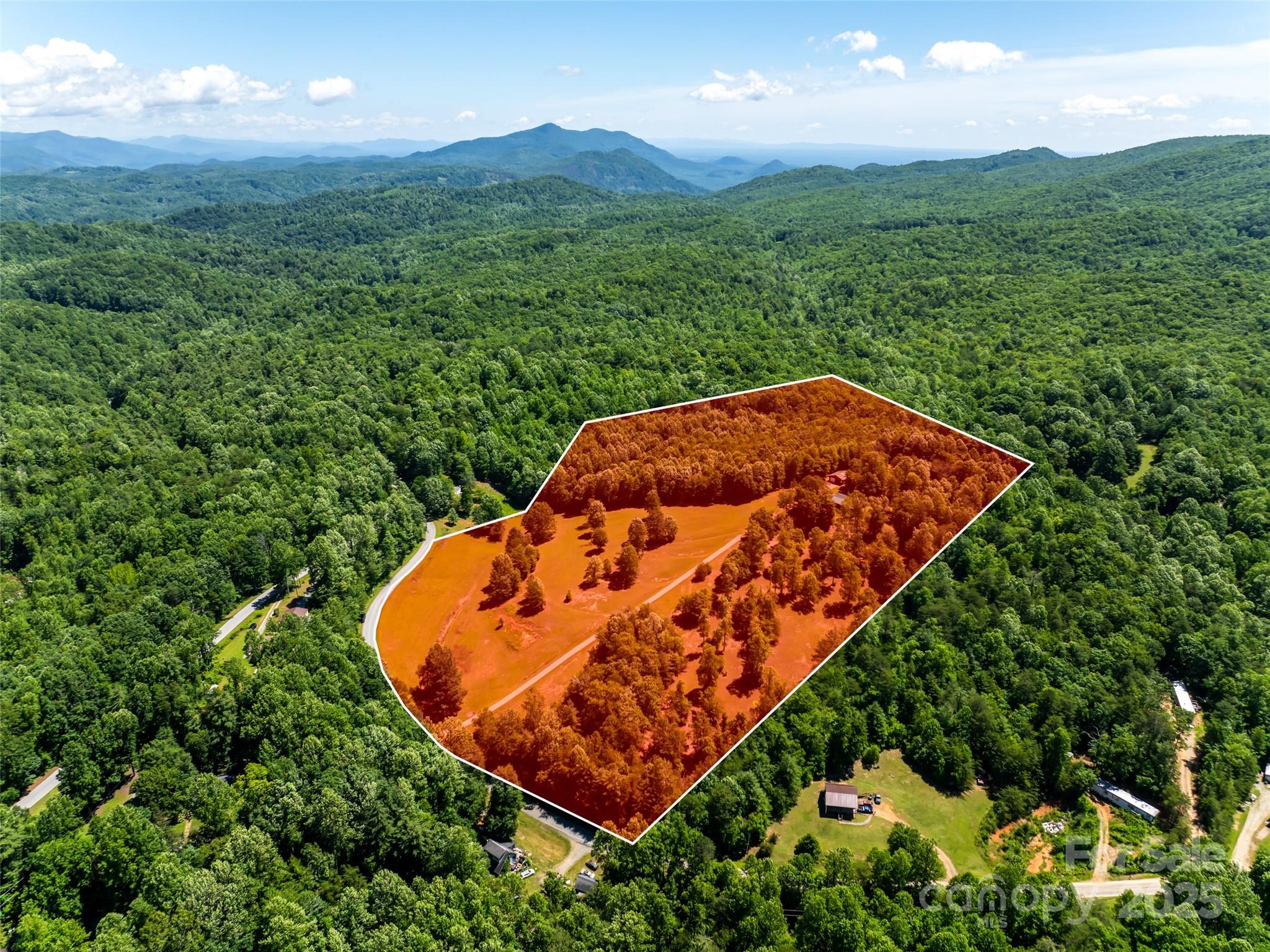 129 Melrose Lake Road Saluda, NC 28773 - Photo 3 of 48 a view of a backyard