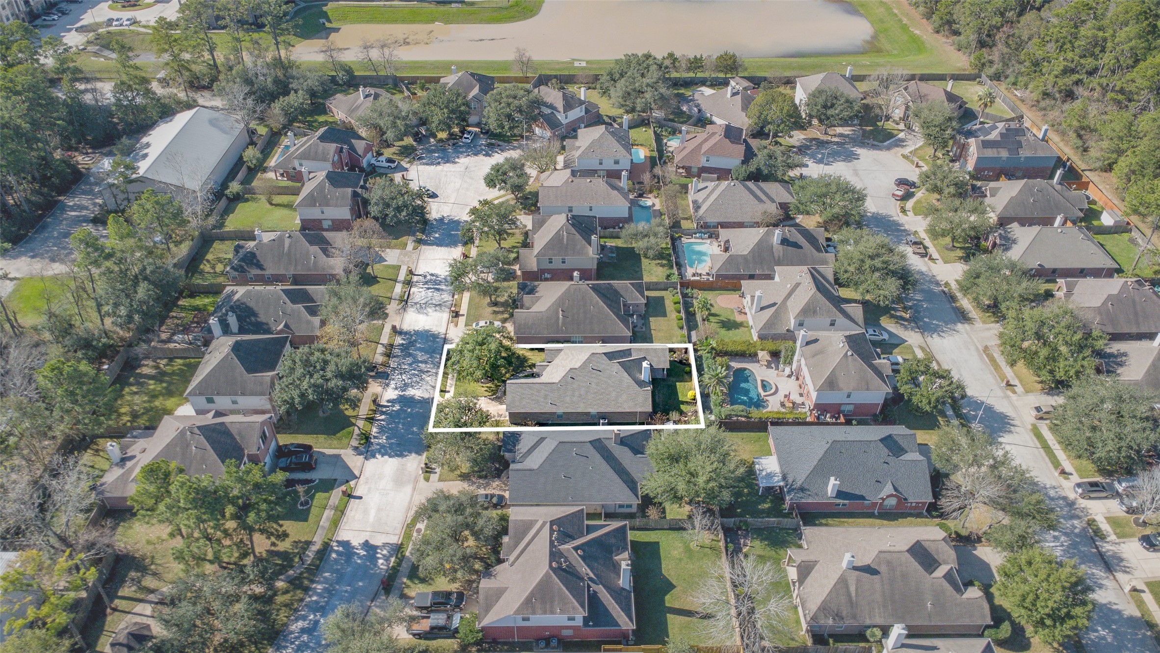 2218 Louetta Brook Lane Spring, TX 77388 - Photo 16 of 18 an aerial view of multiple house
