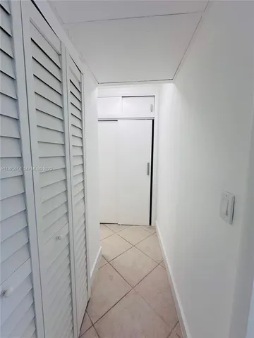 a view of closet area