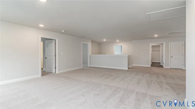 a view of an empty room