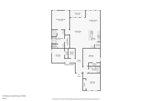 $2,750 | 2114 Spikes Street, Grand Prairie, TX 75051