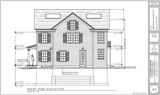 a view of a building from a balcony