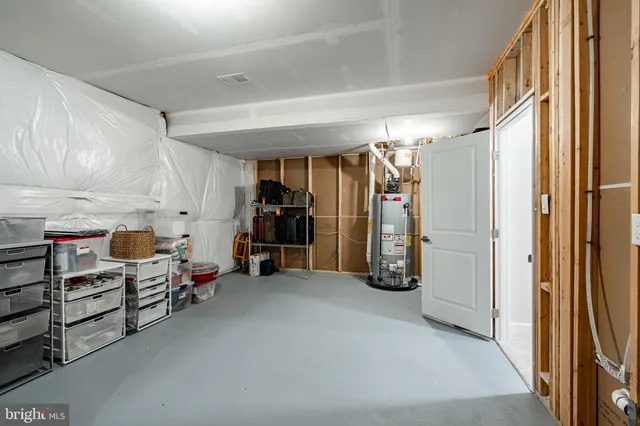 a view of a storage & utility room