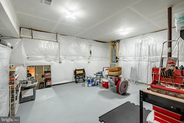 a view of storage and utility room