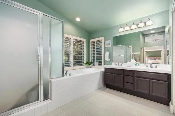 a view of a balcony with an outdoor space