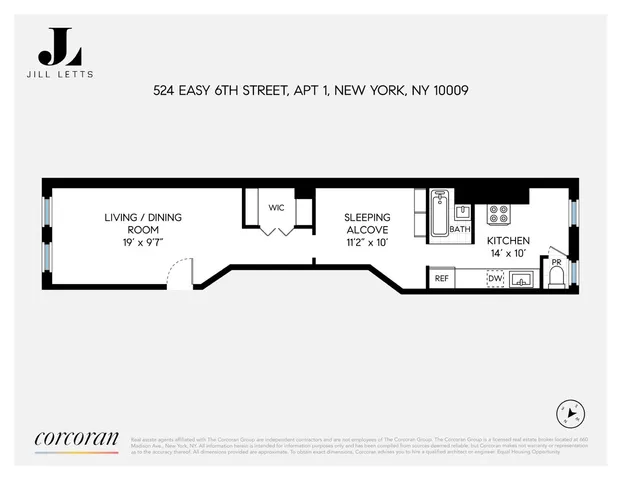 $450,000 | 524 East 6th Street, Unit 1 | East Village