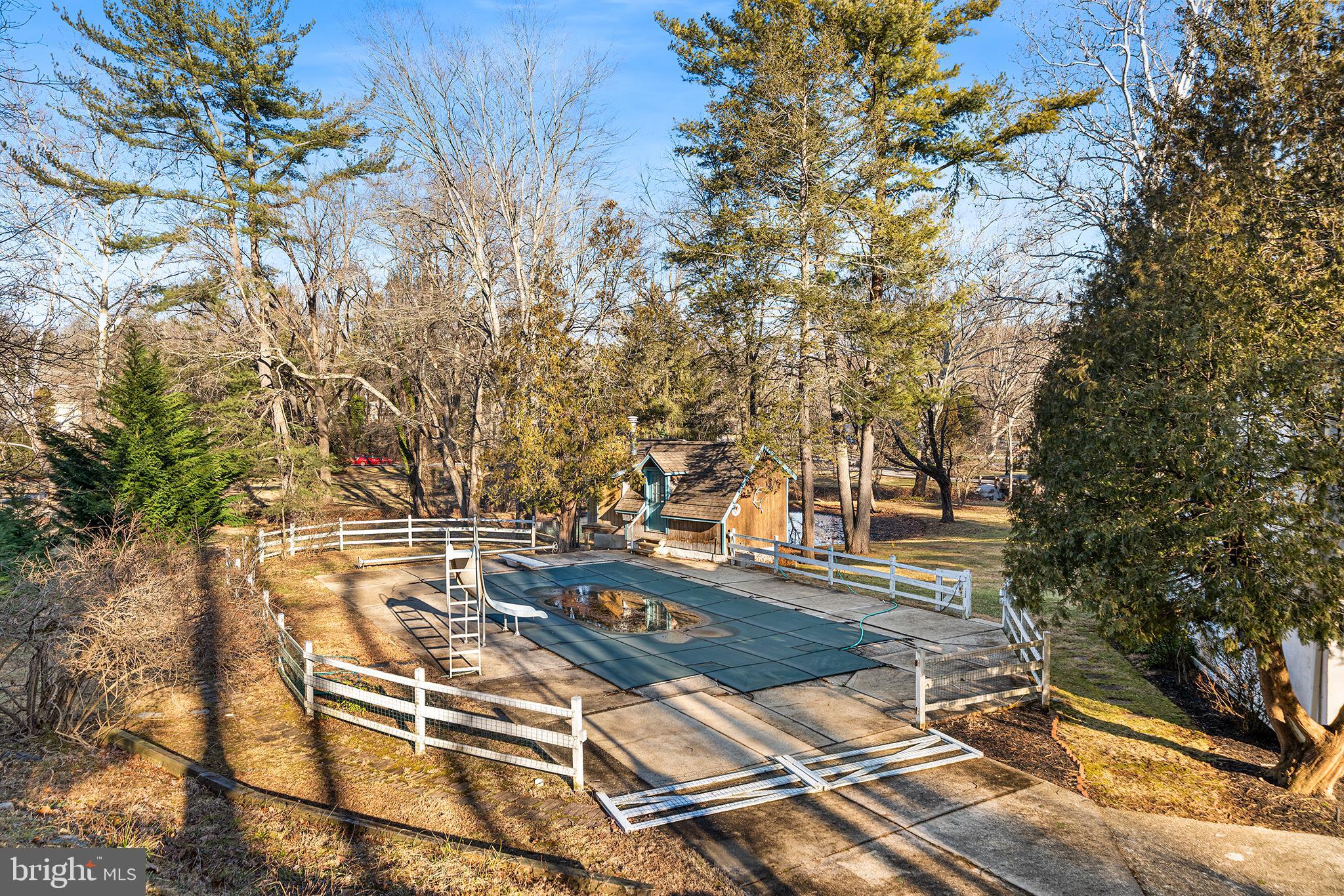 906 Hunt Road Newtown Square, PA 19073 - Photo 32 of 40 a view of a yard with plants and trees