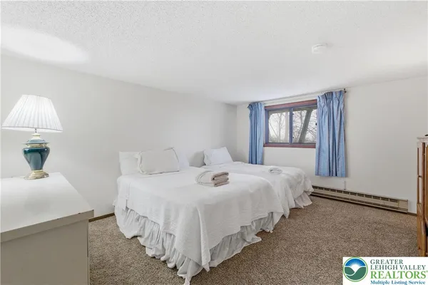 view of a room with racks on the wall