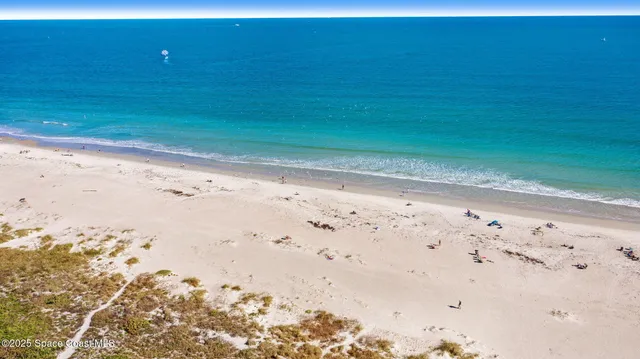 an aerial view of a building