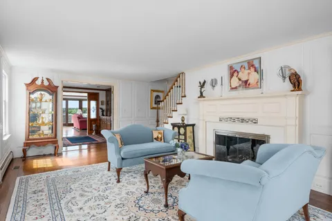 a kitchen with stainless steel appliances a stove sink microwave and refrigerator