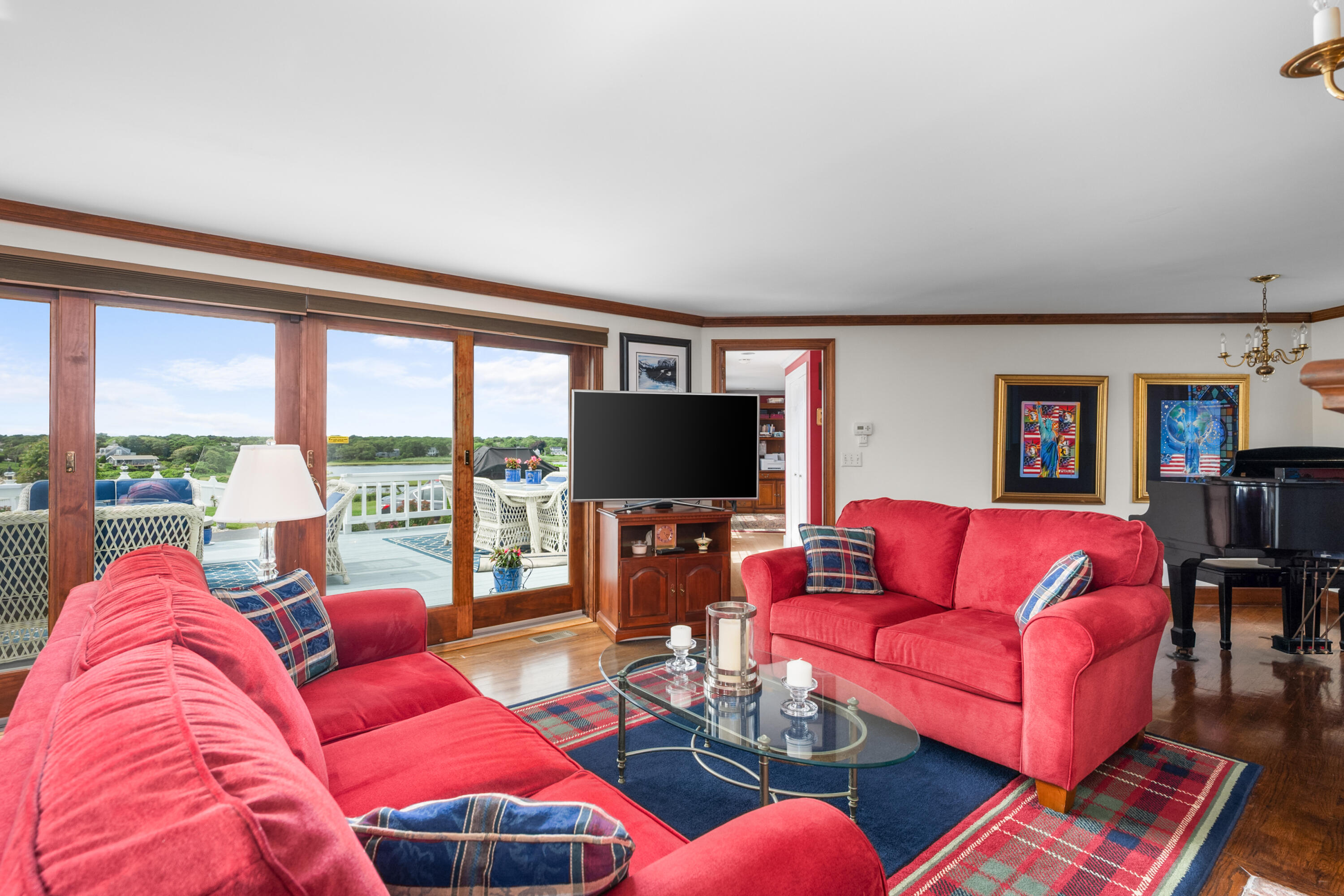 44 Buena Vista Road Chatham, MA 02633 - Photo 25 of 73 a living room with furniture and a flat screen tv