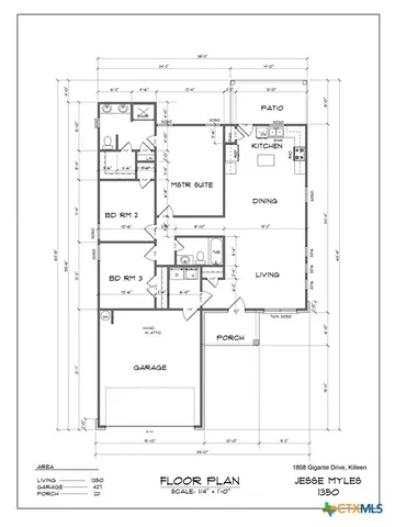 $249,750 | 1808 Gigante Drive, Killeen, TX 76543