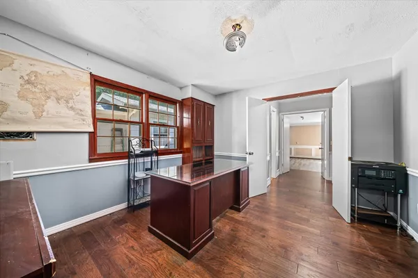 a kitchen with stainless steel appliances granite countertop a stove and a refrigerator